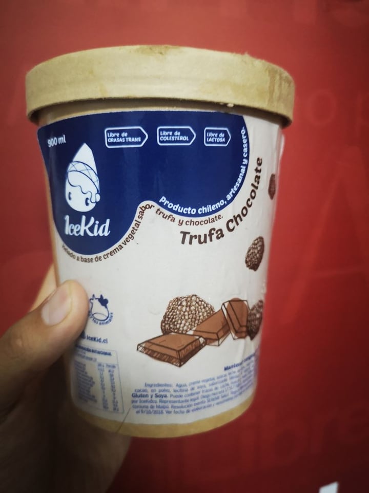 photo of Icekid Helado De Trufa Chocolate shared by @gerardolarrain on  20 Feb 2020 - review