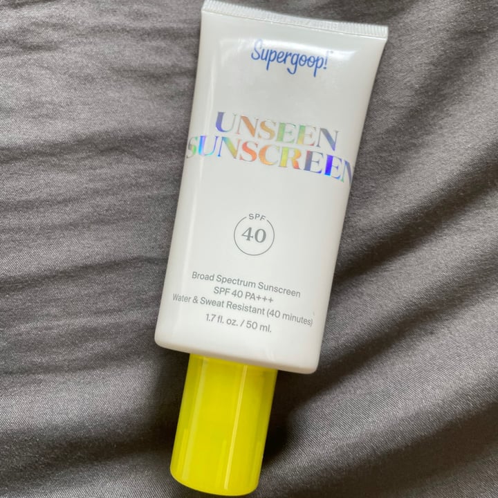 photo of Supergoop! Unseen Sunscreen SPF 40 shared by @garyyouxue on  10 Sep 2021 - review