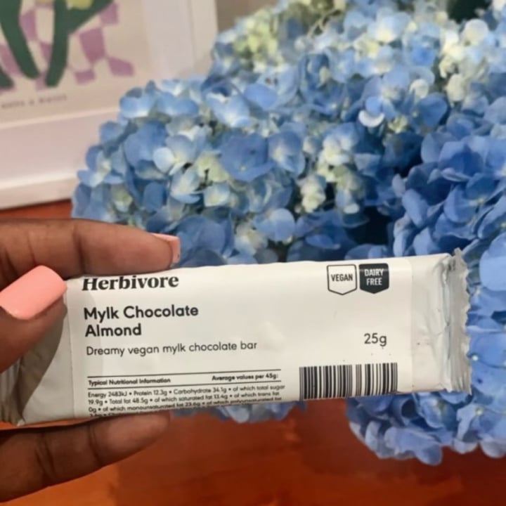 photo of Herbivore Mylk chocolate shared by @pushpavegan on  28 Feb 2022 - review