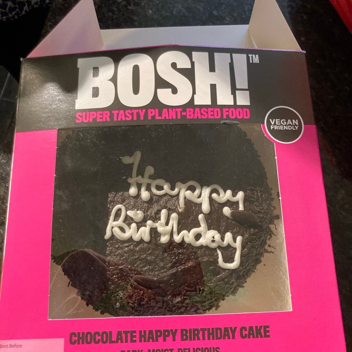 photo of Bosh! BOSH! Chocolate happy birthday cake shared by @georgiagem13 on  27 May 2021 - review