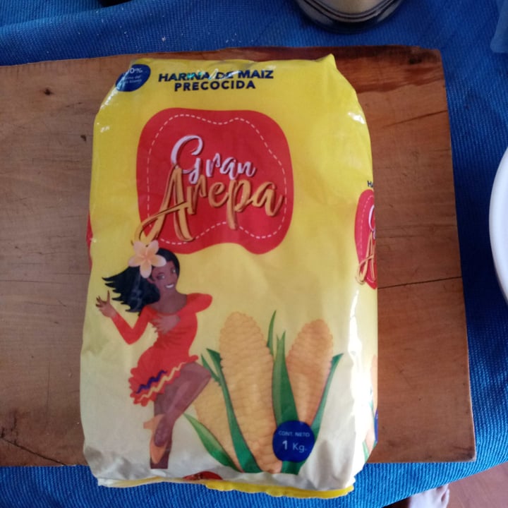 photo of Gran arepa Harina de maíz precocida shared by @gatosombra on  20 Mar 2021 - review