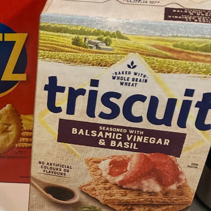 photo of Triscuit Triscuit Balsamic & Basil shared by @cuttlefish on  22 Oct 2021 - review