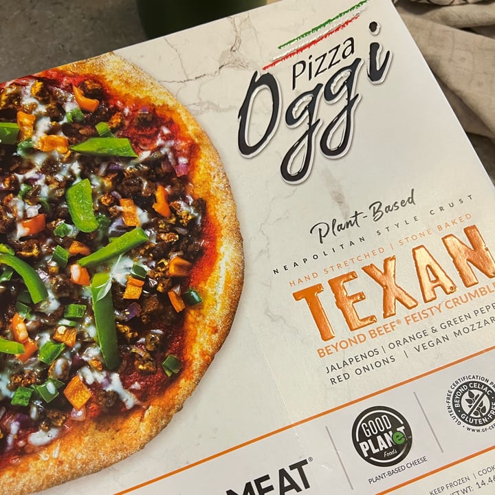 photo of Oggi Foods TEXAN – BEYOND MEAT PIZZA shared by @keeponveganon on  16 Apr 2022 - review