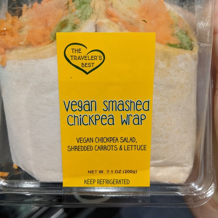 review photo of The Traveler's Best Vegan Smashed Chickpea Wrap shared by @princessesmom on 24 May 2022 - review