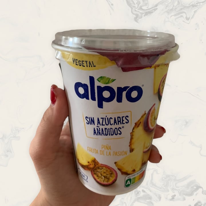 photo of Alpro Ananas Fruit Passion Yogurt shared by @love4animals on  22 Jun 2022 - review