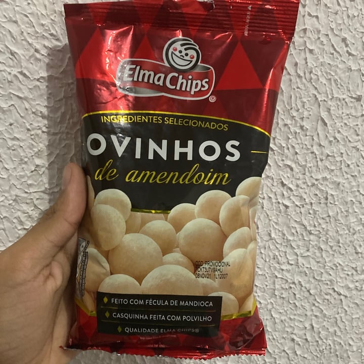photo of Elma Chips Ovinhos de amendoim shared by @blogvegetarian on  05 Sep 2021 - review