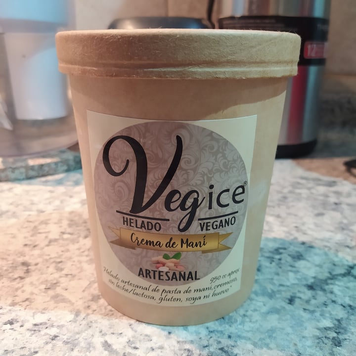review photo of VegIce Helado Sabor Crema de maní shared by @sebi999 on 31 Dec 2020 - review