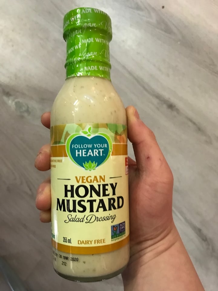 photo of Follow your Heart Vegan Honey Mustard shared by @kentros4urus on  01 Mar 2020 - review