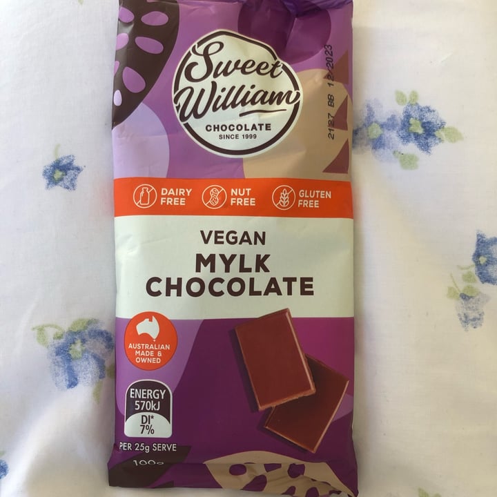 photo of Sweet William Sweet William Mylk Chocolate shared by @natpage81 on  14 Jul 2022 - review