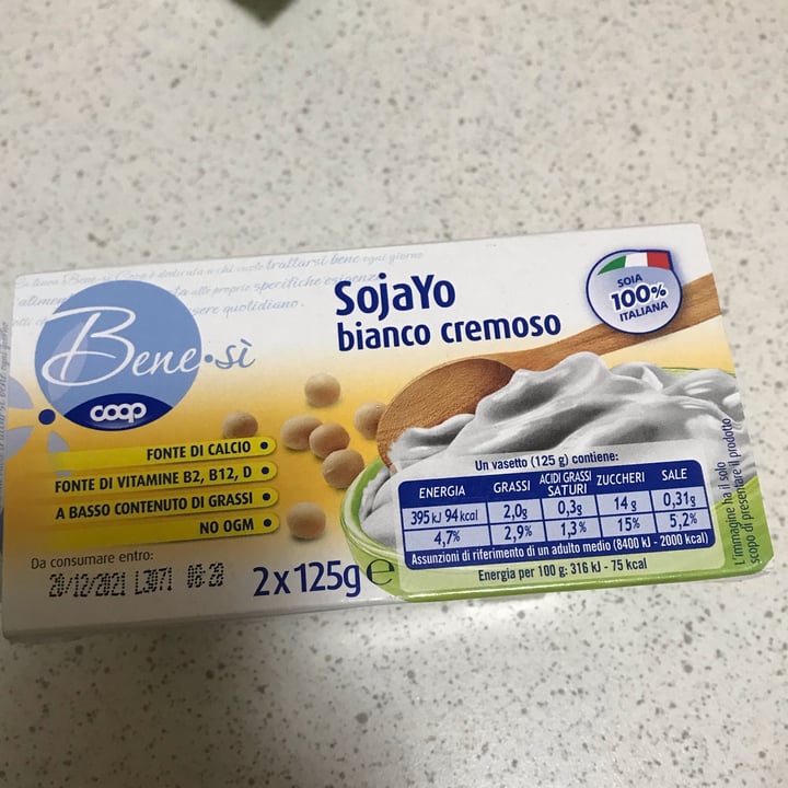 review photo of Bene.Si coop Yogurt sojayo bianco cremoso shared by @alexkrebs on 06 Dec 2021 - review
