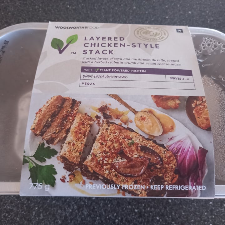 photo of Woolworths Food Layered Chicken-style Stack shared by @colleenc on  06 Jan 2022 - review