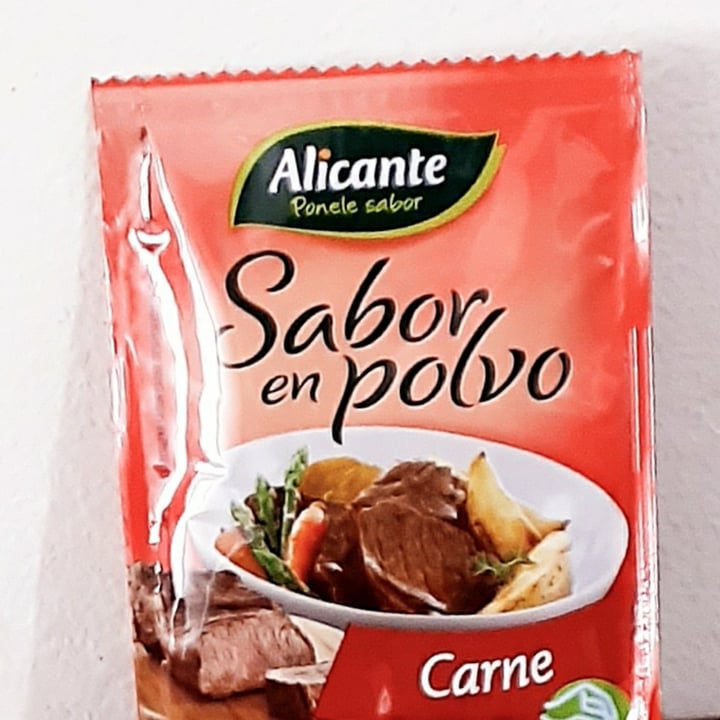 photo of Alicante Sabor en Polvo Carne shared by @vdeveganismo on  26 Dec 2020 - review