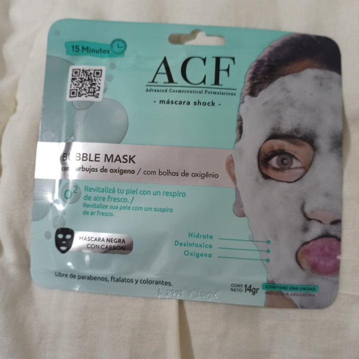 photo of ACF Bubble Mask shared by @vintognuk3 on  18 Apr 2022 - review