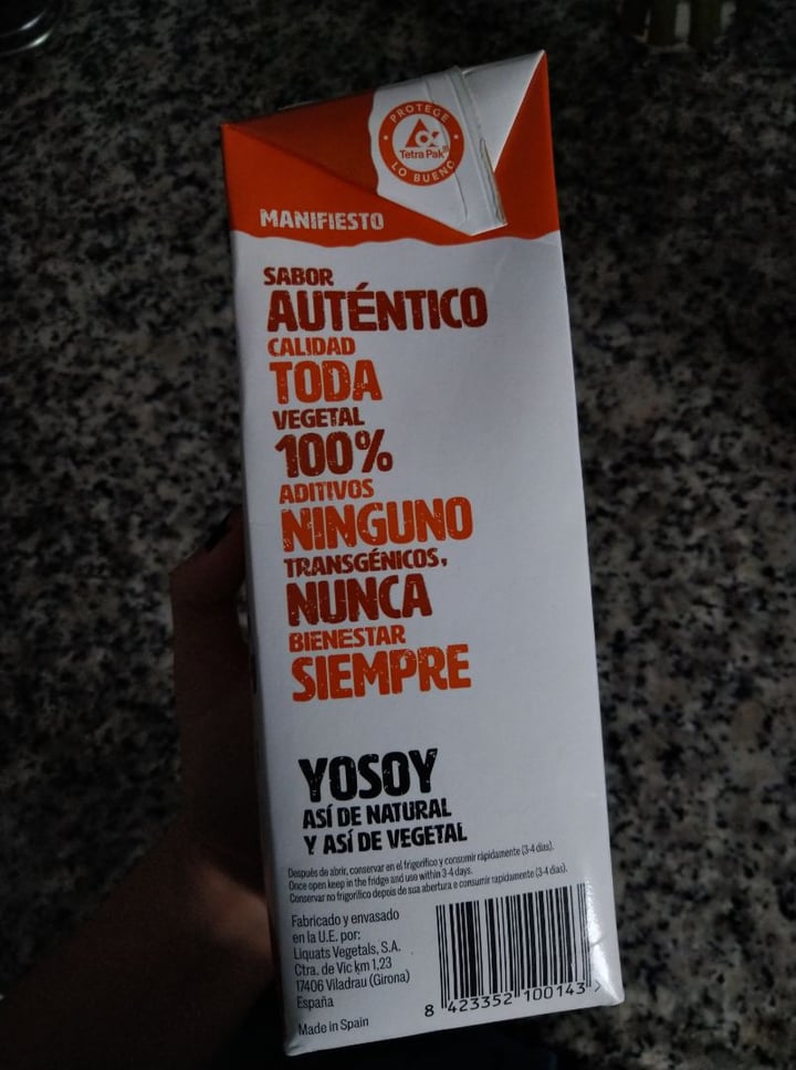 photo of Yosoy Leche de Avena shared by @theandalusianqueer on  06 Mar 2020 - review