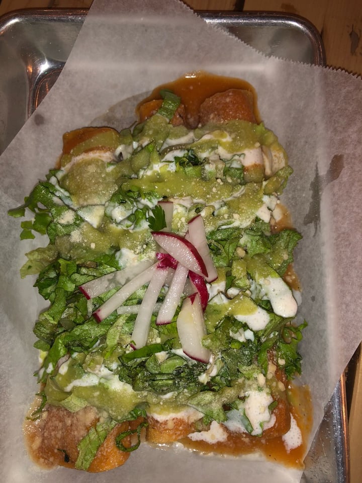 photo of EARTH Plant Based Cuisine Flautas De Papa shared by @vegan-treehugger on  29 Mar 2020 - review