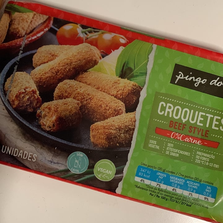 review photo of Pingo doce Croquetes Beef Style 0% Carne shared by @juliaborges22 on 02 May 2022 - review