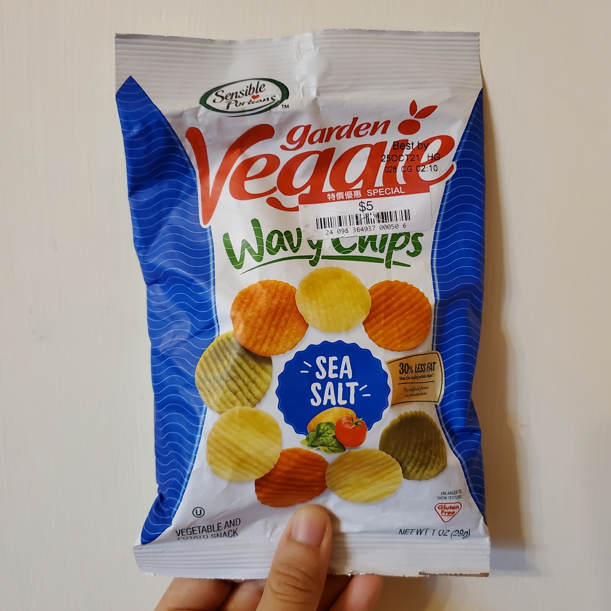 Sensible Portions® Garden Veggie Garden Veggie Chips Sea Salt Reviews