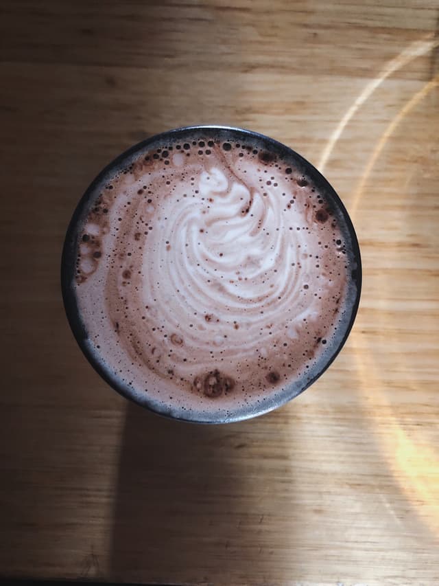 Foto do prato “Dandelion latte”