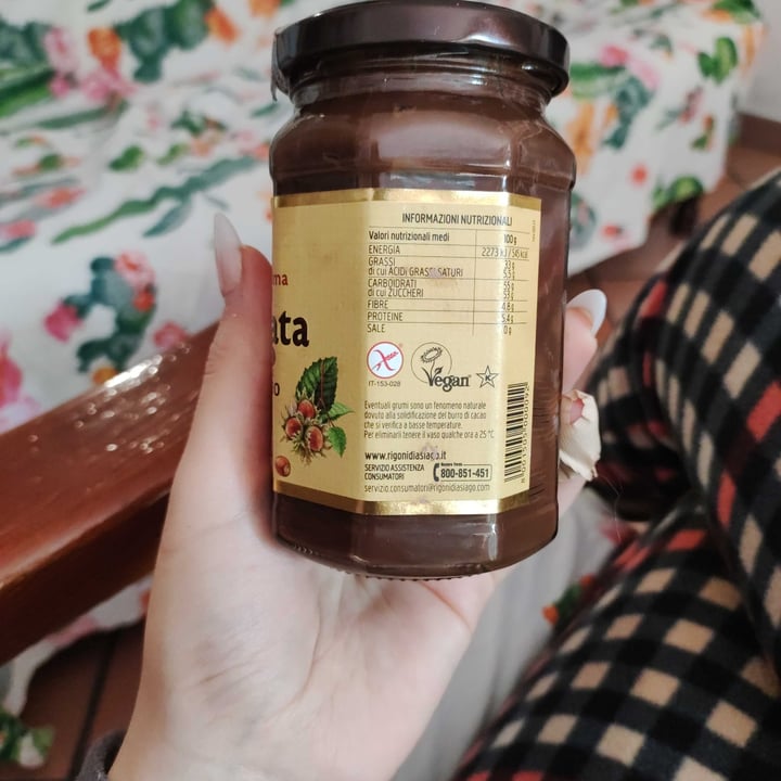 photo of Rigoni di Asiago Nocciolata Dairy Free Hazelnut Spread with Cocoa shared by @ohiladile on  14 Apr 2022 - review