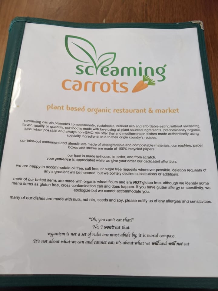 photo of Screaming Carrots Tofu Scramble shared by @jack0831m on  03 Jan 2020 - review