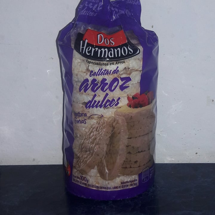 photo of Dos hermanos Galletas de arroz dulces shared by @pr0greexagerada on  02 Jul 2022 - review