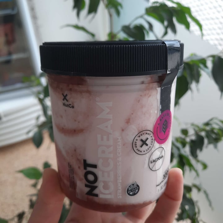photo of NotCo Not Icecream Strawberries & Cream shared by @marianamalacarne on  28 Jan 2021 - review