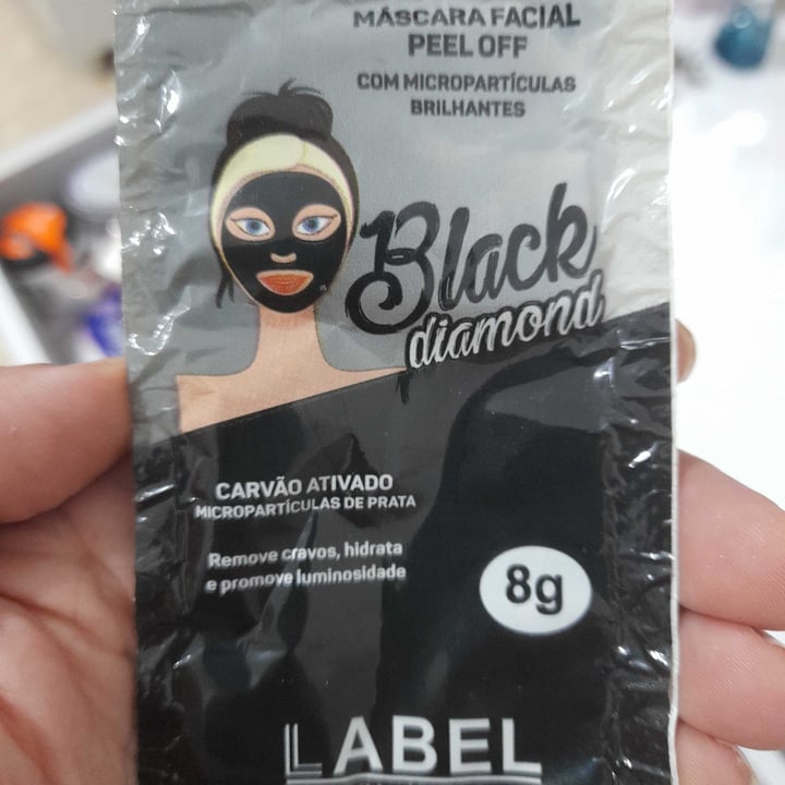 review photo of Label cosméticos Máscara facial peel off Black diamond shared by @luag on 21 Apr 2022 - review