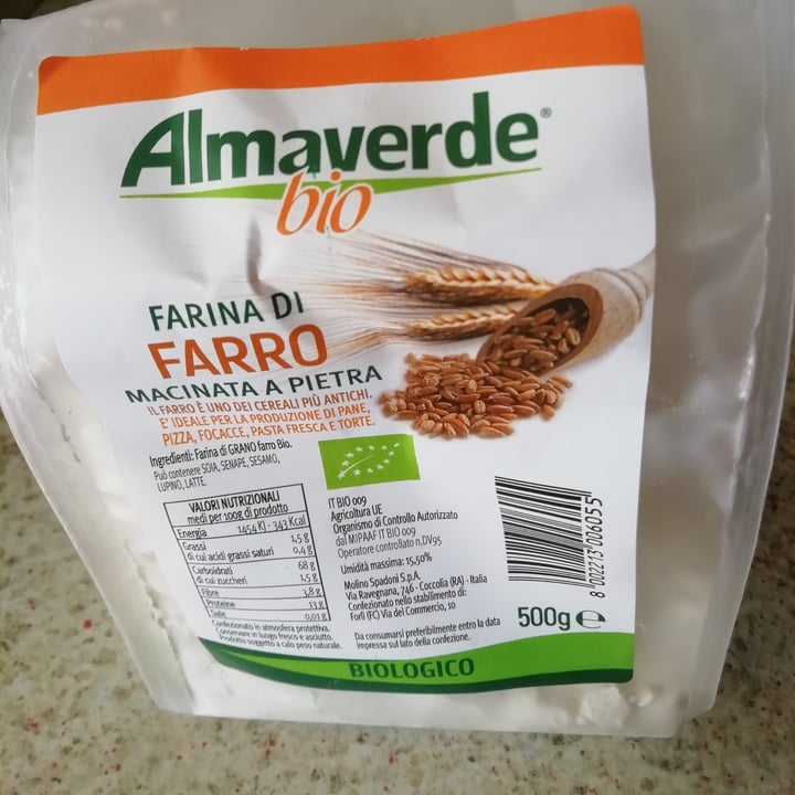 photo of Almaverdebio Farina di farro shared by @giopizzo on  07 Apr 2022 - review