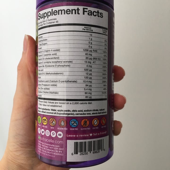 photo of Nutracelle Nutramin Vitamin Gummies shared by @licerdrow on  05 Dec 2022 - review