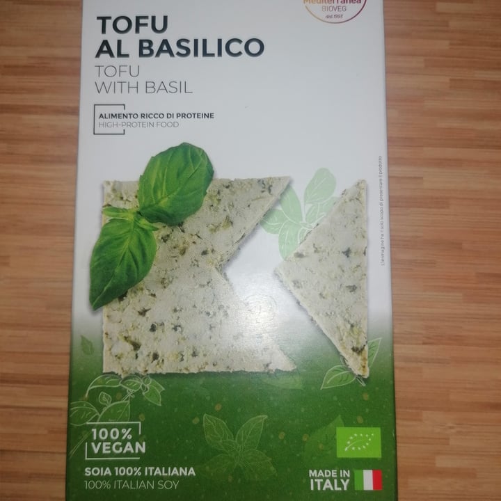 photo of Mediterranea BioVeg Tofu Al Basilico shared by @laura1984 on  02 Apr 2022 - review