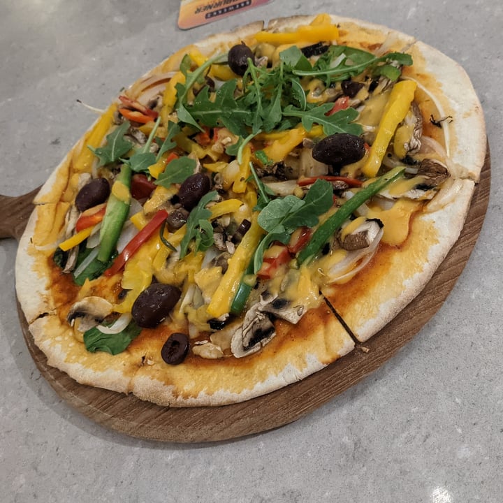 photo of Genius Central Singapore Mixed Mushroom Pizza (Veganized) shared by @preethiness on  28 Jan 2021 - review