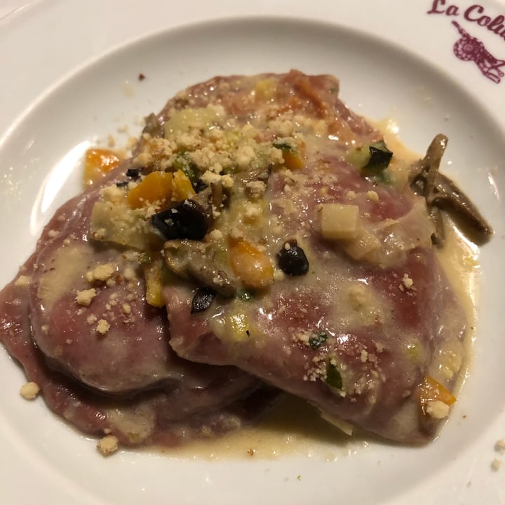 photo of La Colubrina Ravioli di cavolo viola con ragù di chiodini shared by @polliceverde on  05 Jun 2022 - review