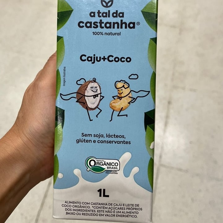 photo of A Tal da Castanha Alimento com Castanha de Caju e Leite de Coco orgânico shared by @ronisealencar on  11 May 2022 - review