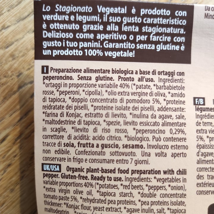 photo of Bio Vegeatal Lo stagionato gusto piccante shared by @tuscanvegan on  26 Sep 2021 - review