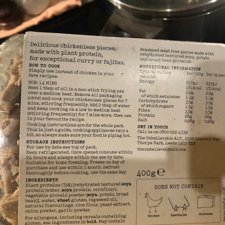 review photo of The Unbelievable ALT. Chicken pieces shared by @rchlllk on 18 Dec 2020 - review