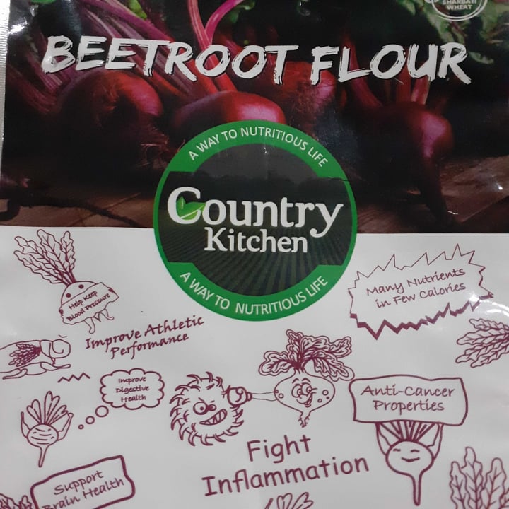 photo of Country kitchen Beetroot flour shared by @thevegangaldiya on  16 Dec 2020 - review