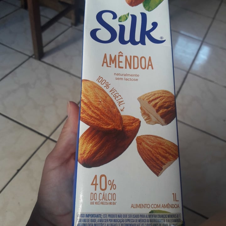 photo of Silk Bebida vegetal de Amendôa sem Açúcares shared by @fernandabrodrigues39 on  19 Jun 2022 - review