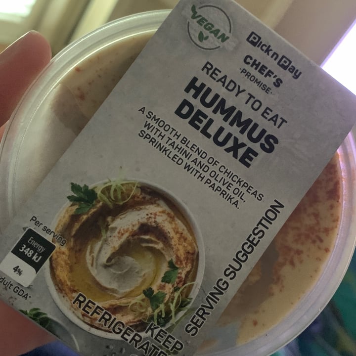 photo of Pick n Pay Hummus Deluxe shared by @carlicosta on  06 Nov 2021 - review