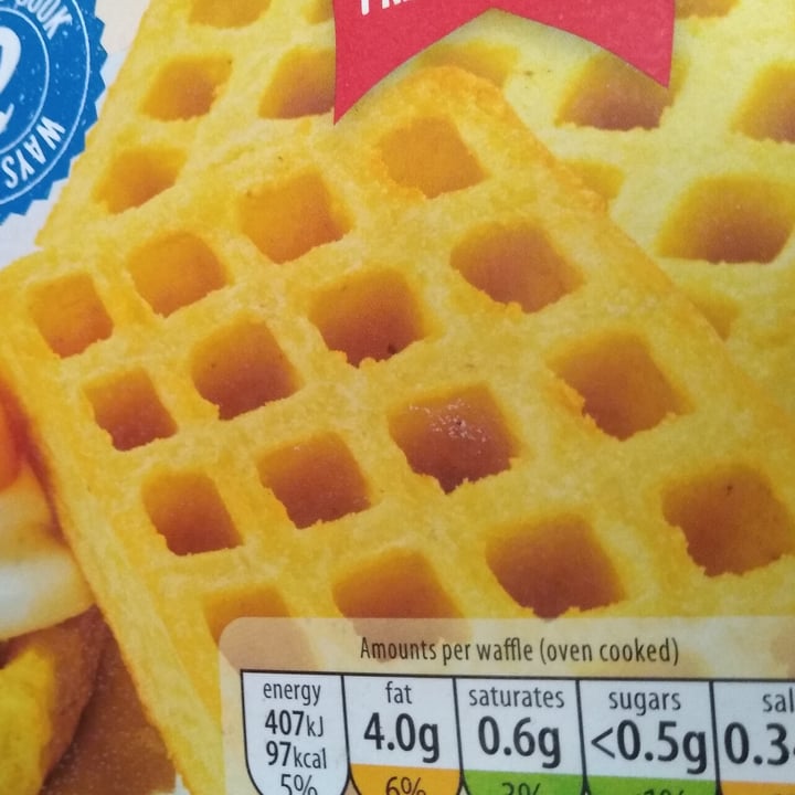 photo of ALDI Potato Waffles shared by @keinengel on  25 Apr 2020 - review