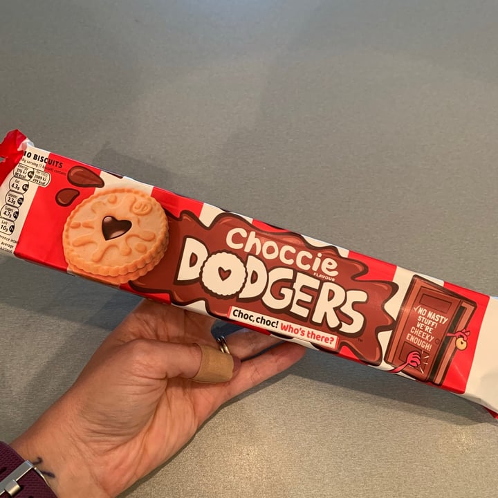 photo of Jammie Dodgers Choccie Dodgers shared by @veganosa on  28 Aug 2021 - review
