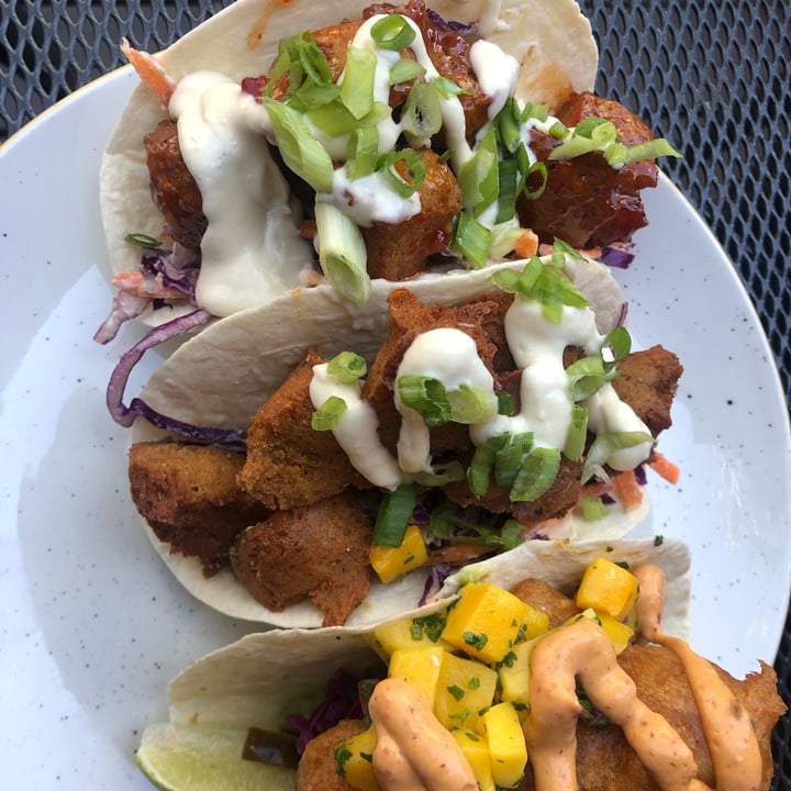 review photo of Vegan Street Taco Sampler shared by @madbatata on 11 Aug 2022 - review
