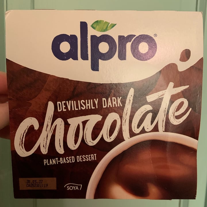 photo of Alpro Devilish Dark Chocolate Dessert shared by @josettep on  21 Dec 2021 - review