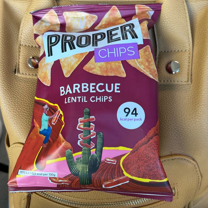 review photo of Proper Chips Barbecue Lentil Chips shared by @fraulicia on 07 Oct 2022 - review