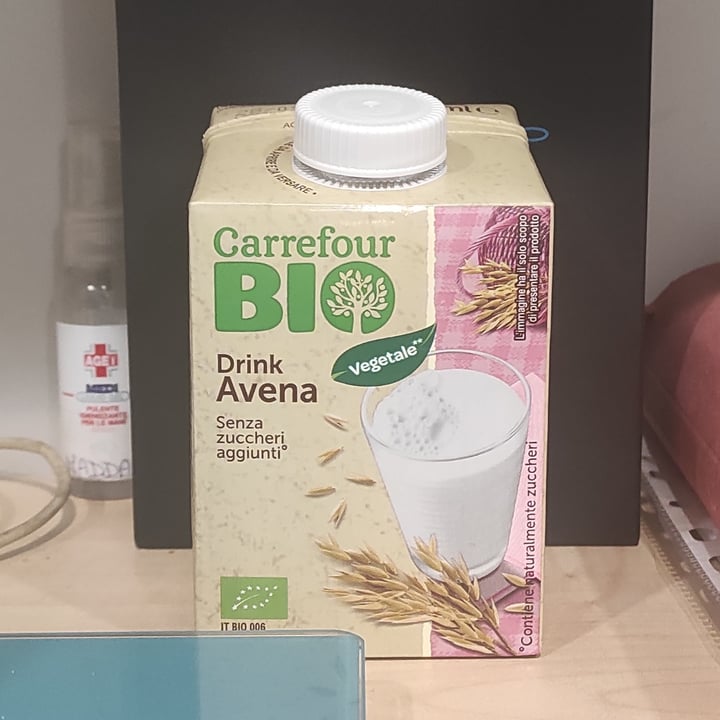 photo of Carrefour Bio Drink Avena shared by @niklabelloli1 on  30 Nov 2022 - review