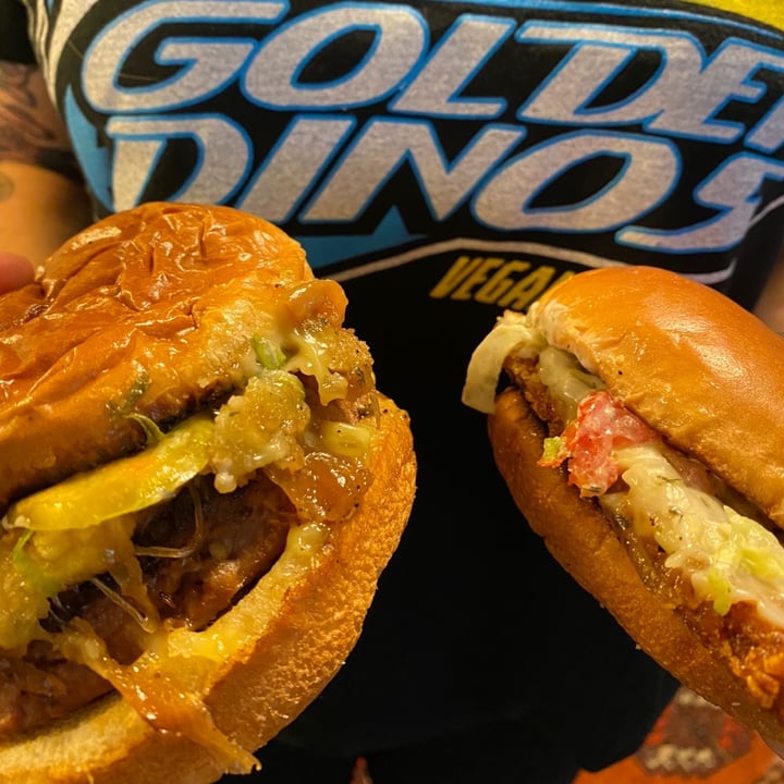 review photo of Golden Dinosaurs Vegan Deli Burger Monday! shared by @dirtbagvegan on 29 Apr 2020 - review