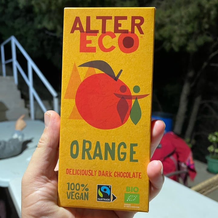 photo of Alter Eco Orange Dark Chocolate shared by @ro-ngodrup-dorje on  13 Nov 2022 - review