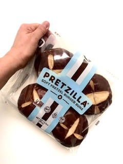 photo of Pretzilla Pretzel Burger Buns shared by @tamiapple on  14 Feb 2021 - review