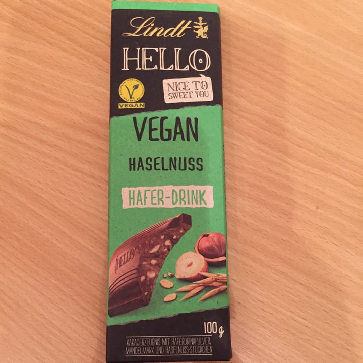 photo of Lindt Hello Vegan Haselnuss shared by @duygu on  06 Jan 2021 - review