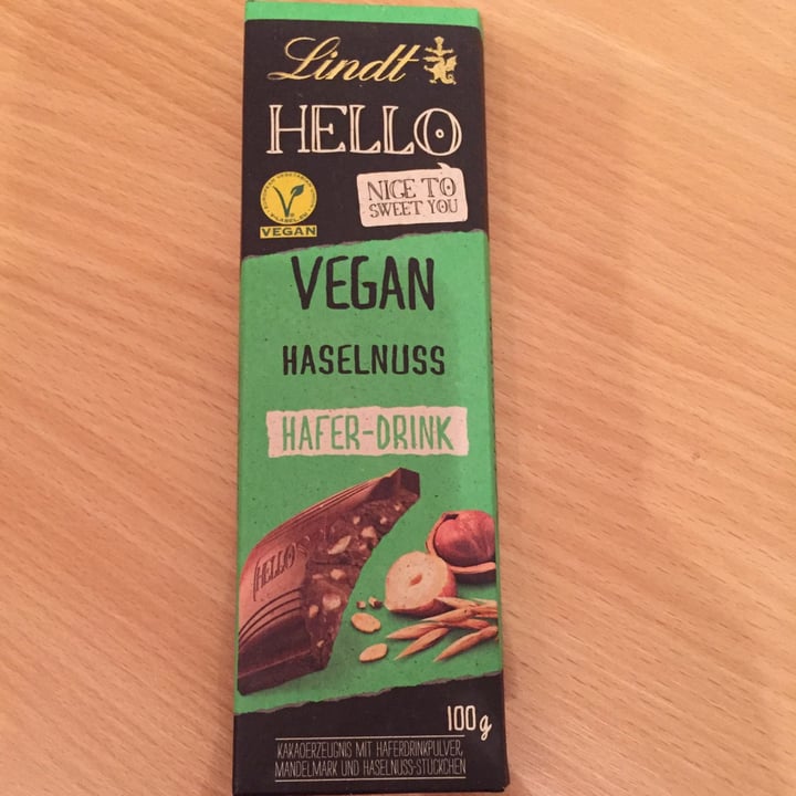 review photo of Lindt Hello Vegan Haselnuss shared by @duygu on 06 Jan 2021 - review