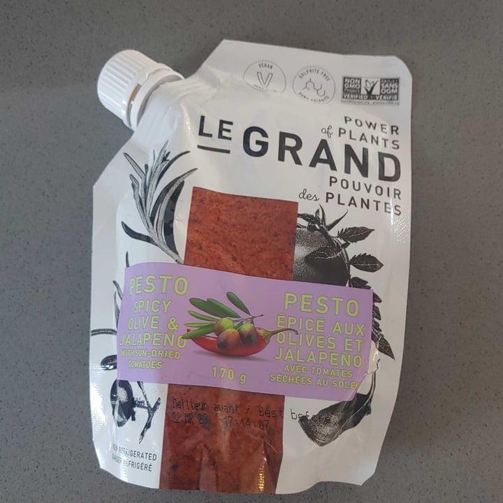 review photo of Le Grand Olive & Jalapeños Pesto shared by @gregov on 28 Jan 2022 - review